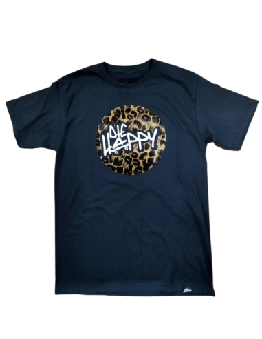 Polera Die Happy Animal print logo