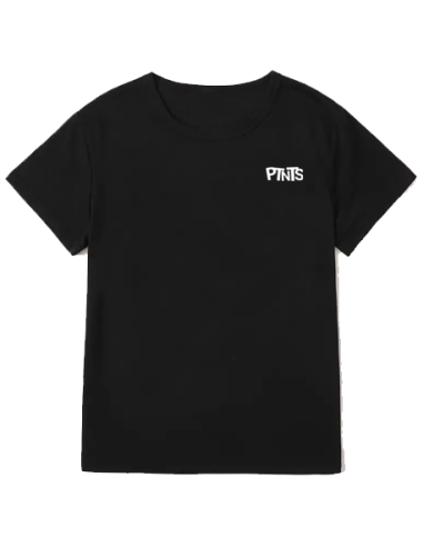 Polera mujer PTNTS Black logo mini